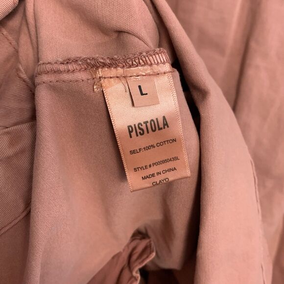 Pistola Briana Clay Pink Utility Jacket Size Large NWT - Picture 7 of 7